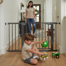 Load image into Gallery viewer, Cumbor 2 Pack 30-46" Baby Gate for Stairs, Auto Close Dog Gate Indoor Black