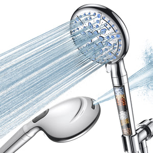 Ophanie 9-Setting Handheld Shower Head,High Pressure Shower Head with Filter