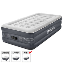 Load image into Gallery viewer, Ophanie Queen Air Mattress 18in Puncture Resistant Air Beds with Built in Pump, Elevated Quick Inflation/Deflation Inflatable Beds for Camping, Indoor Colchon, Guests Air Bed, Drak Gray