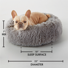 Load image into Gallery viewer, Ophanie 30&quot; Calming Dog Bed, Hug Donut Cat Bed, Waterproof, and Machine Washable Removable Pet Bed Cover, 30&quot;x30&quot;x7&quot;