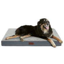 Load image into Gallery viewer, Ophanie Gray Orthopedic Dog Bed For Large Dogs with Egg Crate Foam Support and Non-Slip Bottom, Waterproof and Machine Washable Removable Pet Bed Cover,L size(35&quot;x22&quot;x3.5&quot;)