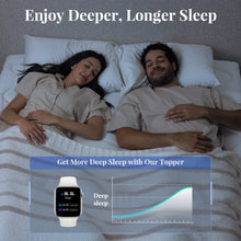Load image into Gallery viewer, OhGeni 4 inch Dual Layer Twin XL Mattress Topper for College Dorm Room Essentials, 2 inch Gel Memory Foam, 2 inch Down Alternative Pillow Top Pad, Mattresses Cover for Bed, 6"-19" Deep Pocket