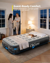 Load image into Gallery viewer, OhGeni 13" Raised Twin Air Mattress with Built in Pump, Blow Up Bed, 300lb