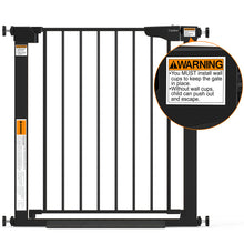Load image into Gallery viewer, Cumbor 2 Pack 30-54" Baby Gate for Stairs, Auto Close Dog Gate Indoor Black