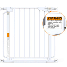 Load image into Gallery viewer, Cumbor 30.4-56.8" Extra Wide Baby Gate, Auto Close Dual Lock Dog Gate White