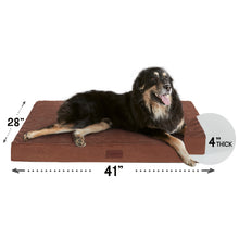 Load image into Gallery viewer, Ophanie Gray Orthopedic Dog Bed For Large Dogs with Egg Crate Foam Support and Non-Slip Bottom, Waterproof and Machine Washable Removable Pet Bed Cover,L size(35&quot;x22&quot;x3.5&quot;)