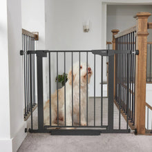 Load image into Gallery viewer, Cumbor 2 Pack 30-40.6 in Baby Gate for Stairs and Doorways, Dog Gate Black Mom's Choice Awards Winner, Double Lock, 2-Way Swing, Auto Close Child Gate for Toddler &amp; Pets, Pressure or Hardware Mounted