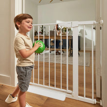 Load image into Gallery viewer, Cumbor 36 in Extra Tall Baby Gate for Doorways, 30-40.6 in Dog Gate White Mom's Choice Awards Winner, Double Lock, 2-Way Swing, Auto Close Child Gate for Toddler &amp; Pets, Pressure or Hardware Mounted