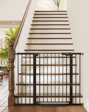 Load image into Gallery viewer, Cumbor 36" Extra Tall Baby Gate for Stairs, 30-48" Dog Gate Indoor Black Mom's Choice Awards Winner, Double Lock Safety for Doorways, Child Gate for Toddlers &amp; Pets, Pressure or Hardware Mounted