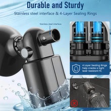 Load image into Gallery viewer, Veken Shower Filter, Shower Head Filter to Reduce Chlorine, KDF Shower Filter with Activated Carbon and Calcium Sulfite, Carbon Water Filter, Bathroom Accessories, Matte Black