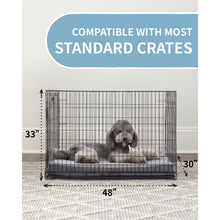 Load image into Gallery viewer, Ophanie Gray Orthopedic Dog Bed For Large Dogs with Egg Crate Foam Support and Non-Slip Bottom, Waterproof and Machine Washable Removable Pet Bed Cover,L size(35&quot;x22&quot;x3.5&quot;)