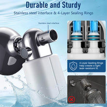 Load image into Gallery viewer, Veken Shower Filter, Shower Head Filter to Reduce Chlorine, KDF Shower Filter with Activated Carbon and Calcium Sulfite, Carbon Water Filter, Bathroom Accessories, White