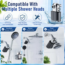 Load image into Gallery viewer, Veken Shower Filter, Shower Head Filter to Reduce Chlorine, KDF Shower Filter with Activated Carbon and Calcium Sulfite, Carbon Water Filter, Bathroom Accessories, Chrome