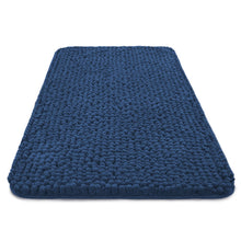 Load image into Gallery viewer, Navy Blue Bath Rugs
