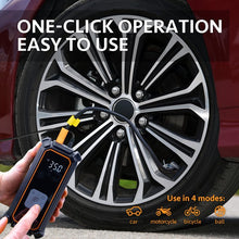 Load image into Gallery viewer, OlarHike DC 12V Tire Inflator - 160 Psi Digital Pressure Gauge,Air Compressor for Car Tires with Automatic Shutoff ,Emergency LED Light,Compact Automotive Pump,Black