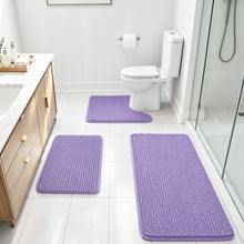 Load image into Gallery viewer, Purple Bath Rugs