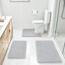 Load image into Gallery viewer, Grey Bath Rugs