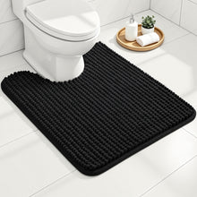 Load image into Gallery viewer, Black Bath Rugs