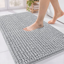 Load image into Gallery viewer, Grey Bath Rugs