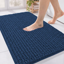 Load image into Gallery viewer, Navy Blue Bath Rugs
