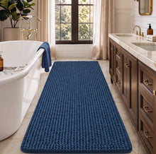 Load image into Gallery viewer, Navy Blue Bath Rugs