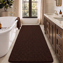 Load image into Gallery viewer, Brown Bath Rugs