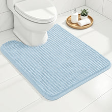 Load image into Gallery viewer, Blue Bath Rugs