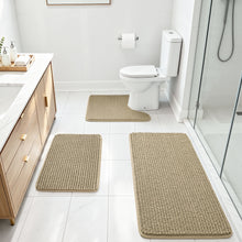 Load image into Gallery viewer, Beige Bath Rugs