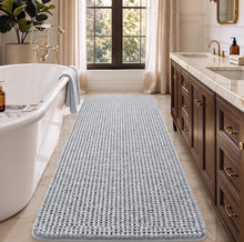 Load image into Gallery viewer, Grey Bath Rugs