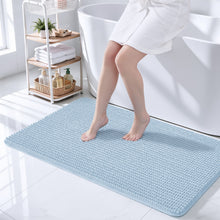 Load image into Gallery viewer, Blue Bath Rugs