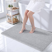 Load image into Gallery viewer, Grey Bath Rugs