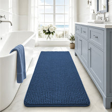 Load image into Gallery viewer, Navy Blue Bath Rugs
