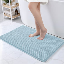 Load image into Gallery viewer, Blue Bath Rugs