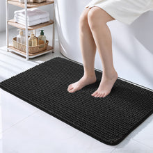 Load image into Gallery viewer, Black Bath Rugs