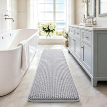 Load image into Gallery viewer, Grey Bath Rugs