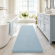 Load image into Gallery viewer, Blue Bath Rugs
