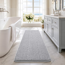 Load image into Gallery viewer, Grey Bath Rugs