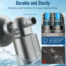 Load image into Gallery viewer, Veken Shower Filter, Shower Head Filter to Reduce Chlorine, KDF Shower Filter with Activated Carbon and Calcium Sulfite, Carbon Water Filter, Bathroom Accessories, Nickel
