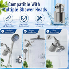 Load image into Gallery viewer, Veken Shower Filter, Shower Head Filter to Reduce Chlorine, KDF Shower Filter with Activated Carbon and Calcium Sulfite, Carbon Water Filter, Bathroom Accessories, Nickel
