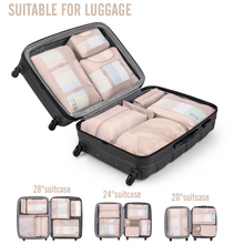Load image into Gallery viewer, Veken 10 Set Packing Cubes for Travel, Beach Vacation Essentials Accessories for, Suitcase Organizer Bags for Luggage with Hanging Toiletry &amp; Shoe Bag, Birthday Gifts for Women Mom Her