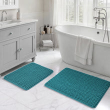 Load image into Gallery viewer, Teal Bath Rugs