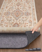 Load image into Gallery viewer, Veken Non Slip Cushioned Rug Pad Gripper, Felt and Silicone Backing, 2x3 Ft, 1/4 inch Thick Carpet Liner Protector Mat for Area Rugs and Hardwood Floors, with Over 99 Pcs Anti-Slip Strips Pattern