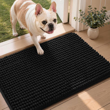 Load image into Gallery viewer, Black Bath Rugs