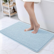 Load image into Gallery viewer, Blue Bath Rugs