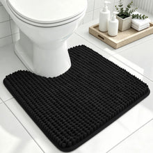 Load image into Gallery viewer, Black Bath Rugs