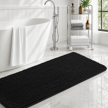 Load image into Gallery viewer, Black Bath Rugs