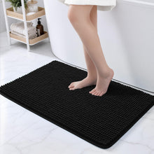 Load image into Gallery viewer, Black Bath Rugs
