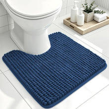 Load image into Gallery viewer, Navy Blue Bath Rugs