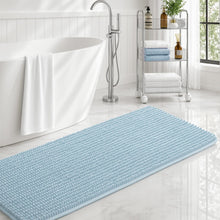 Load image into Gallery viewer, Blue Bath Rugs