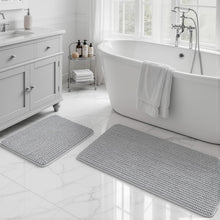 Load image into Gallery viewer, Grey Bath Rugs